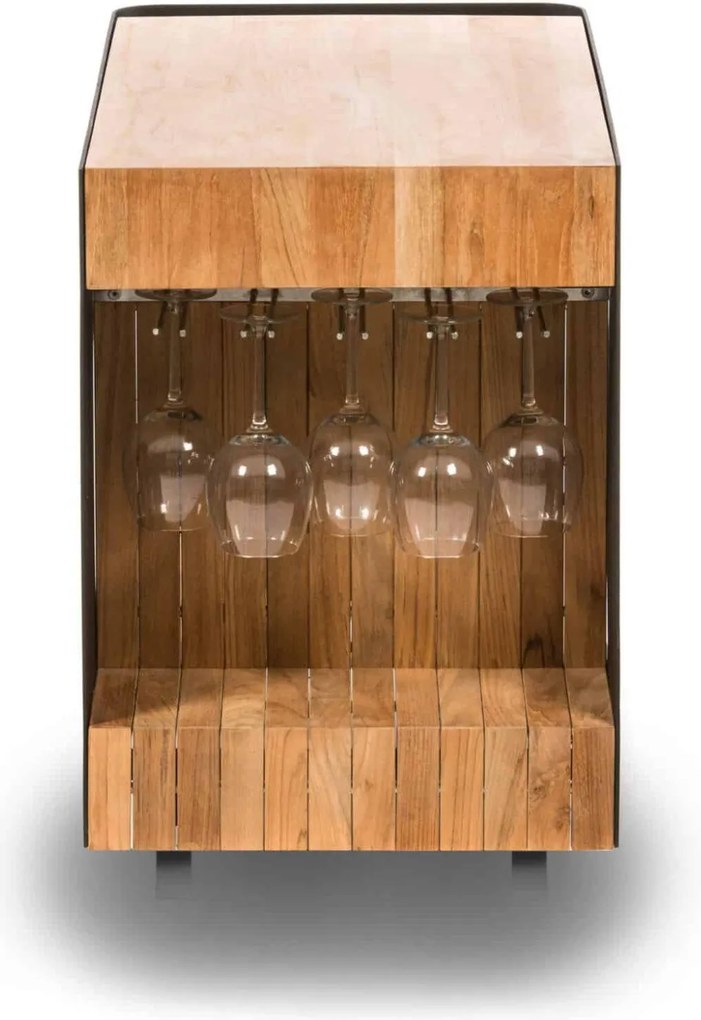 Indu+ Iceboy mobilný bar čierny