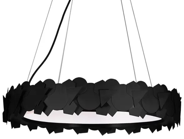 LED Luster na lanku SOHO 1xLED/24W/230V čierna