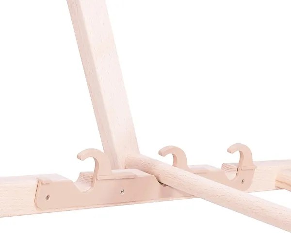 Záhradné lehátko sivé/buk