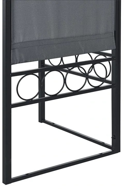 Záhradný altánok BestBerg BBGG-40 / 300 x 400 x 260 cm / šedá