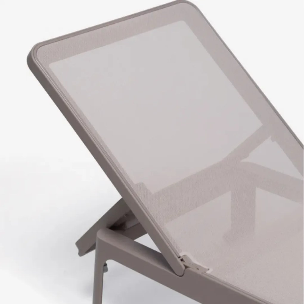 PLANO záhradné lehátko tortora/tortora