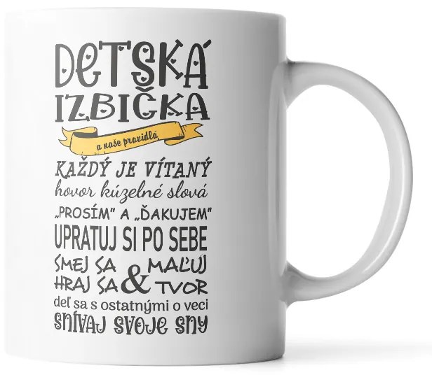 Sablio Hrnek Detská izbička - 330 ml - standard
