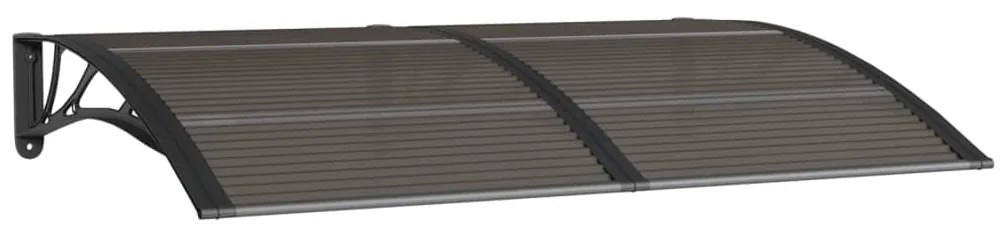 vidaXL Vchodová strieška čierna 150x100 cm polykarbonát