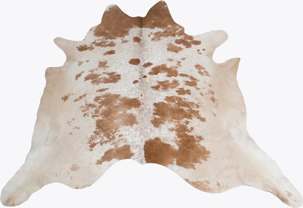 Koža z argentínskej kravy hnedo-biely mix