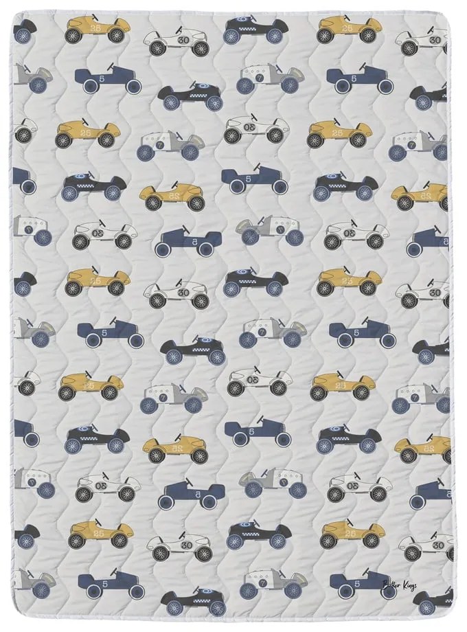 Prešívaná deka a obliečka na vankúš v súprave z bavlneného saténu 140x200 cm – Butter Kings