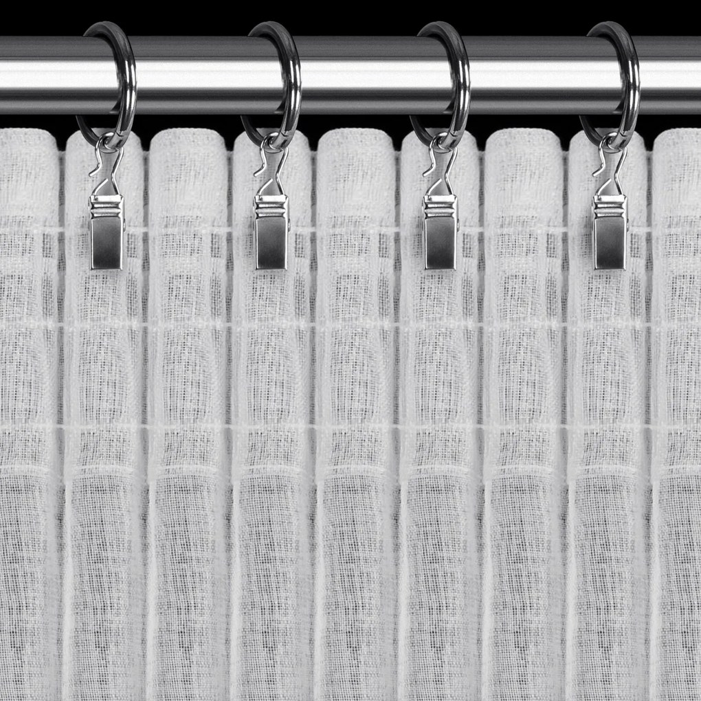 ZÁCLONA NA PÁSKE REBECCA 350X250 CM KRÉMOVÁ