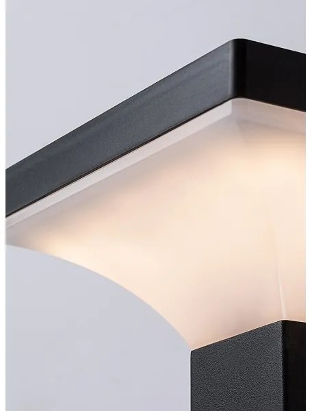 Rabalux 77044 - LED solárne nástenné svietidlo GELEEN LED/4W/230V IP44 čierne