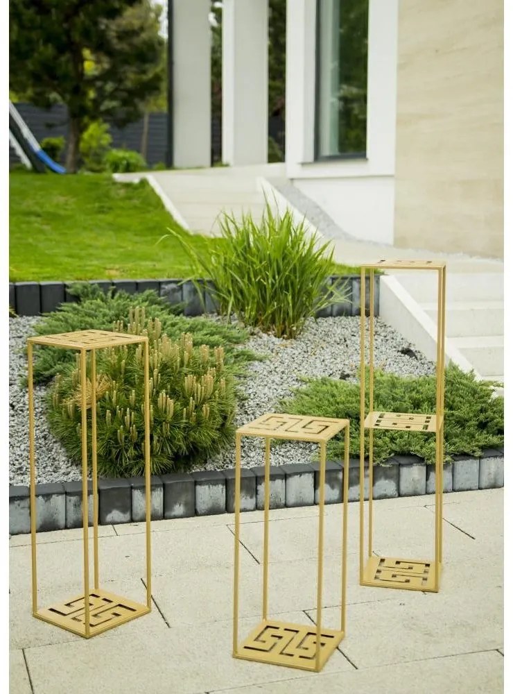 Stojan na kvety 100 cm zlatý