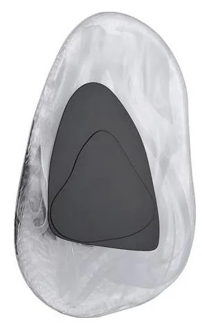 Searchlight 32983BK - LED nástenné svietidlo DESTINY LED/8W/230V čierne