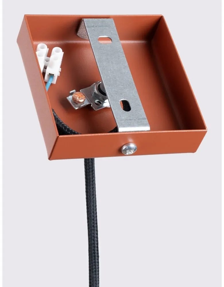 Závesné svietidlo v tehlovej farbe Gleam – Sollux