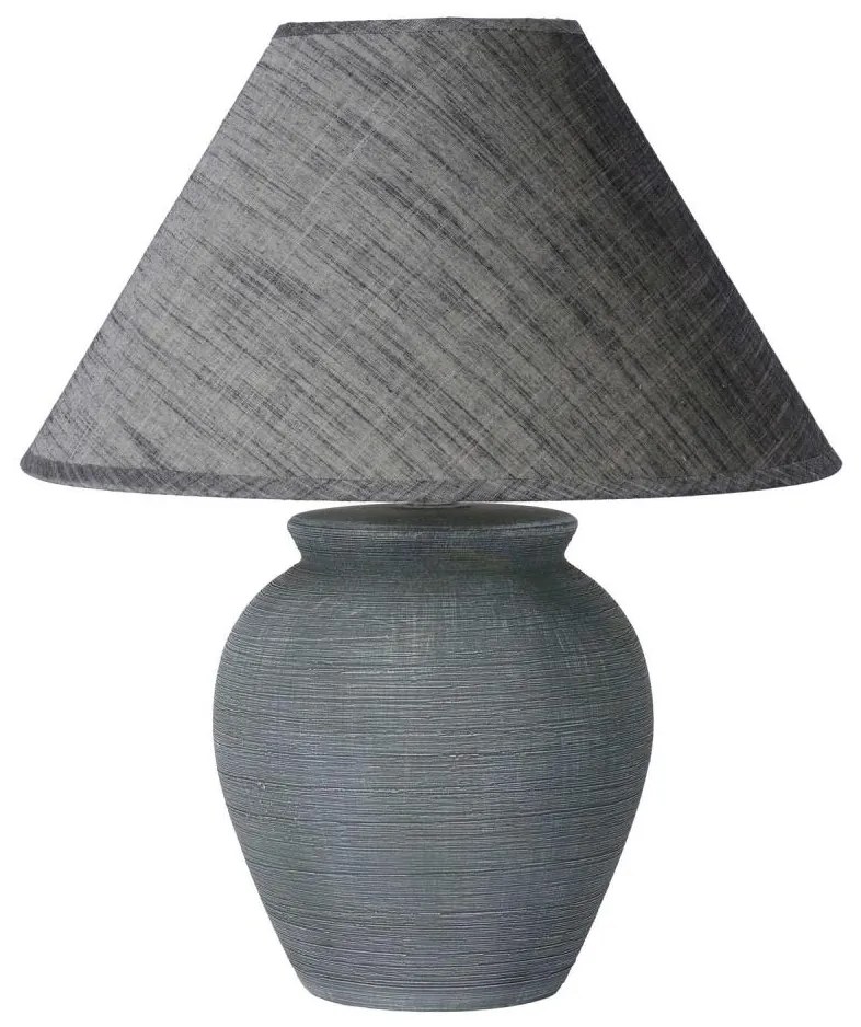 Lucide 47507/81/36 - Stolná lampa RAMZI 1xE27/60W/230V šedá