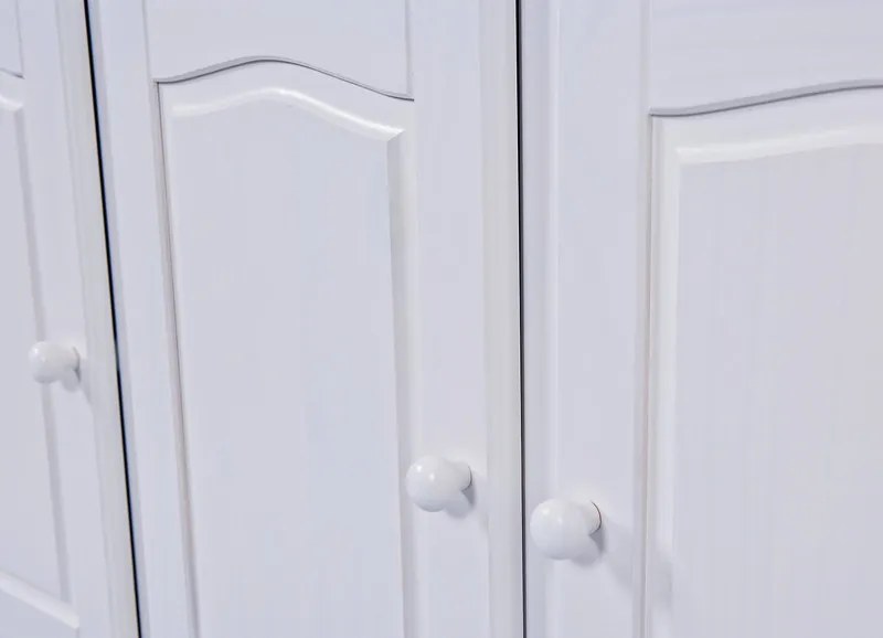 Široká vitrína In-Siena, bielena borovica