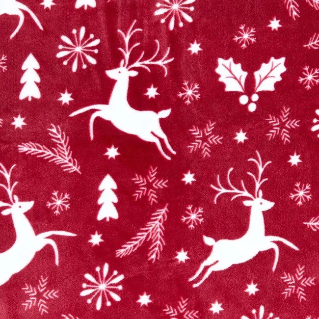 Deka RODA červená, so sobmi 866109