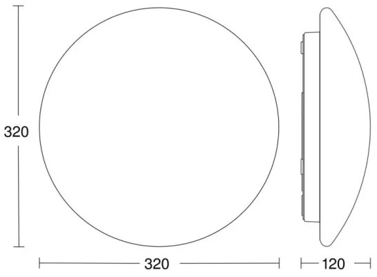 Steinel 056087-LED Kúpeľňové stropné svietidlo RSPROP2 LED/15,5W/230V 4000K IP54