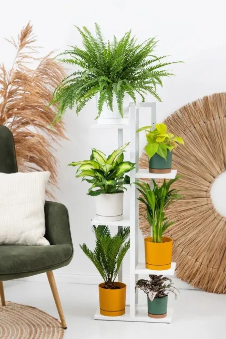 Stojan na kvety TOWER biely