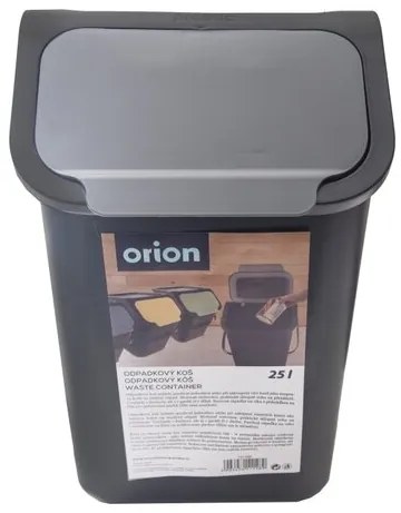 Orion Odpadkový kôš na triedený odpad 25 l, sivá