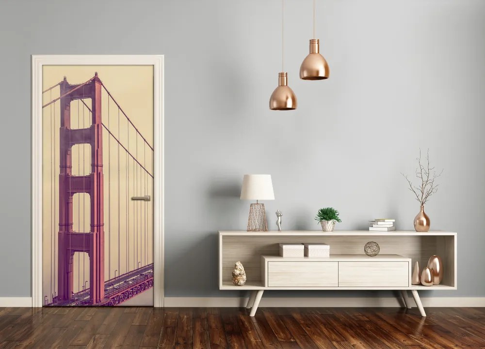 Fototapeta samolepiace dvere Most San Francisco 95x205 cm