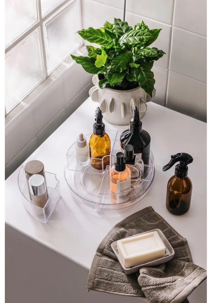 Plastový kúpeľňový organizér otočný – Casa De Engel