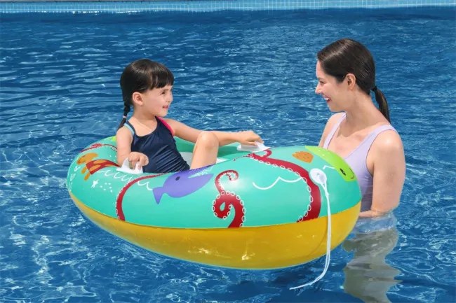 Nafukovací čln Bestway 34009 rybky 119x79 cm