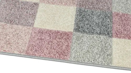 Koberce Breno Kusový koberec PORTLAND 1923/RT41, ružová, viacfarebná,200 x 285 cm