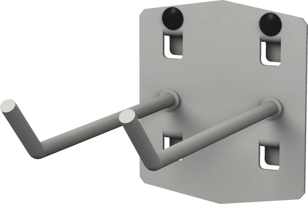 Alfa 3 Háčik dvojitý 45 ° - 100 mm na náradie pre EUROPERFO panely