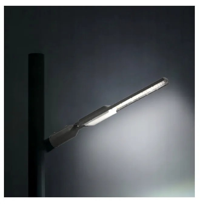 Germina LED pouličná lampa / lampáš HERMETIC 50W sivá 5000lm 5000K