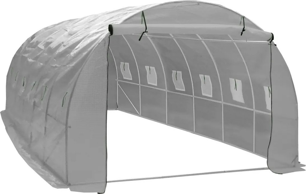 Skleník G21 300 x 600 x 200 cm, biely