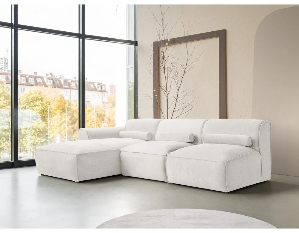 Biela rohová pohovka (ľavý roh) Flex Felix – Miuform