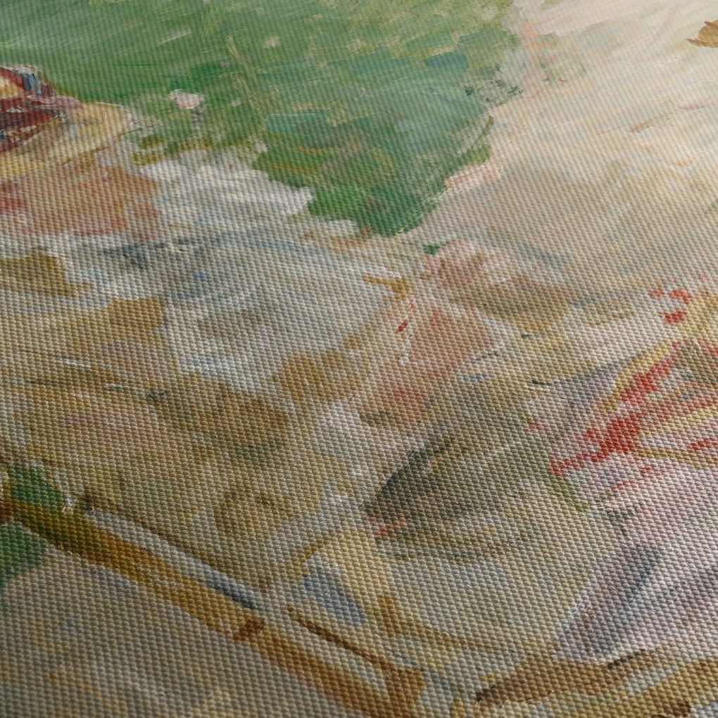 Obraz - Berthe Morisot, Young Woman Knitting, reprodukcia (120x50 cm)