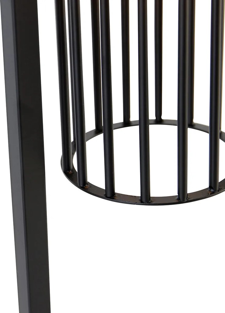 Inteligentná moderná stolná lampa čierna vrátane Wifi ST64 - Balenco Wazo