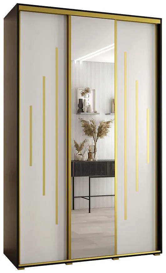 Skriňa 45 Canaris 13 150 čierna/biela/gold