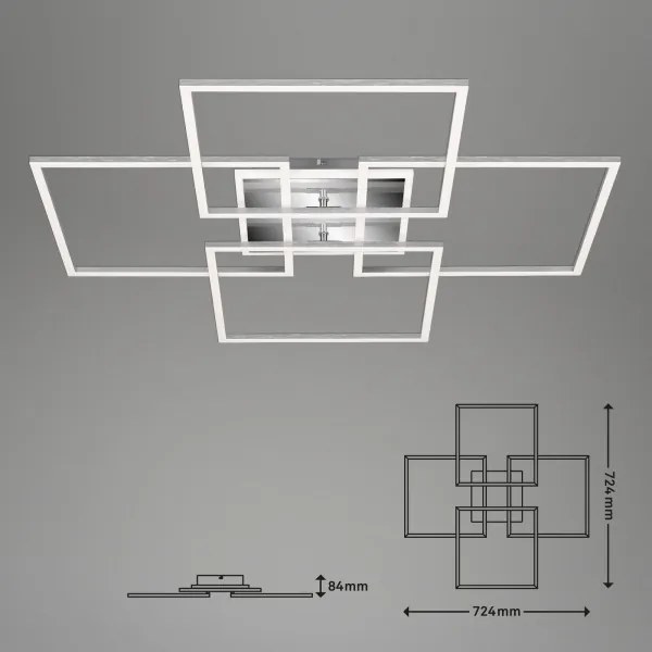 Brilo - LED Stmievateľný prisadený luster FRAME LED/50W/230VWi-Fi Tuya + DO