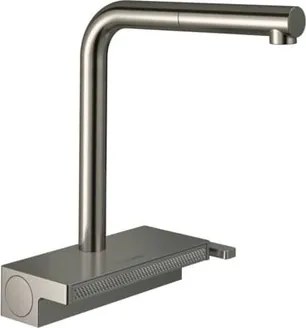 Hansgrohe Aquno drezová batéria s vyťahovacou spŕškou, 2 prúdy vzhled nerezu 73836800