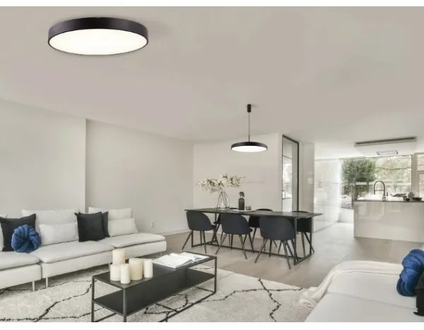 Azzardo AZ5082 - LED Stmievateľné stropné svietidlo MARCELLO LED/60W/230V čierna