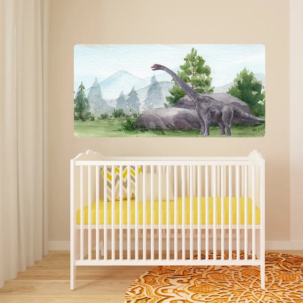 60x120cm Dinosaurus - textilná nálepka na stenu