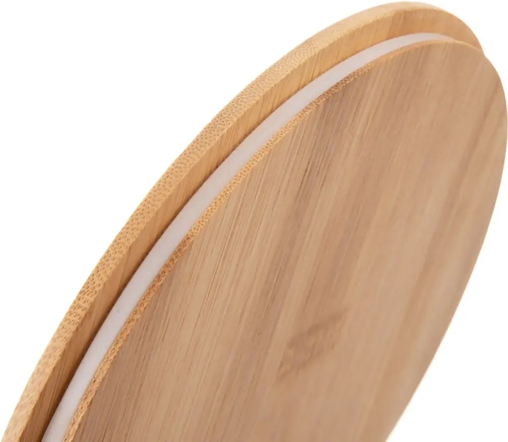 Orion Dóza plechová, čierna, s bambusovým vekom, Na bielizeň, 3,3L, SK