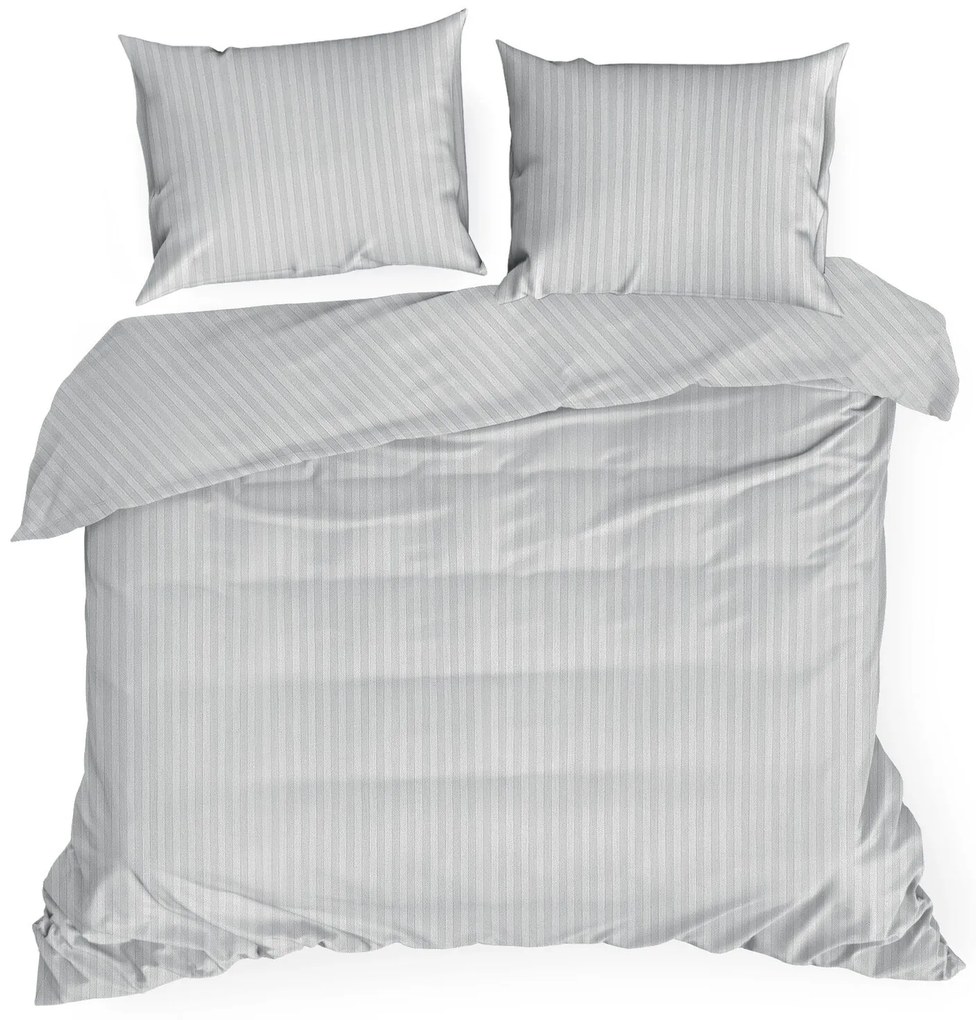 SATÉNOVÉ OBLIEČKY VERA 140X200 CM, 1 KS 70X80 CM SVETLOSIVÉ