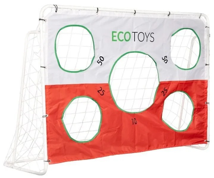 ECOTOYS Futbalová bránka so stenou 180x61x122  MULDS58010-MATA  215 x 76 x 153 cm