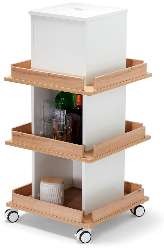 Police s úložným priestorom