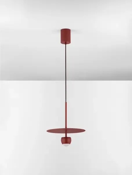 LED červený moderný luster Edem