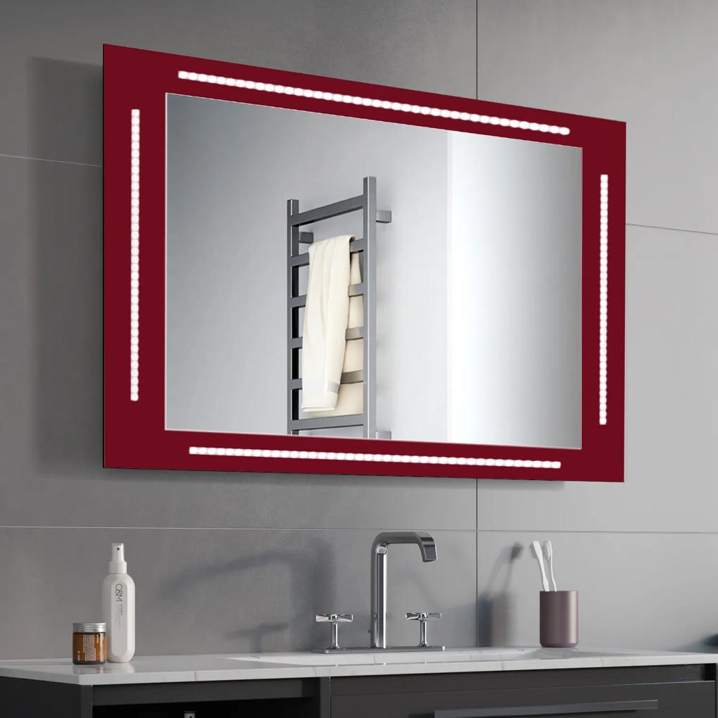 Zrkadlo Zenat LED Red Rozmer zrkadla: 120 x 65 cm