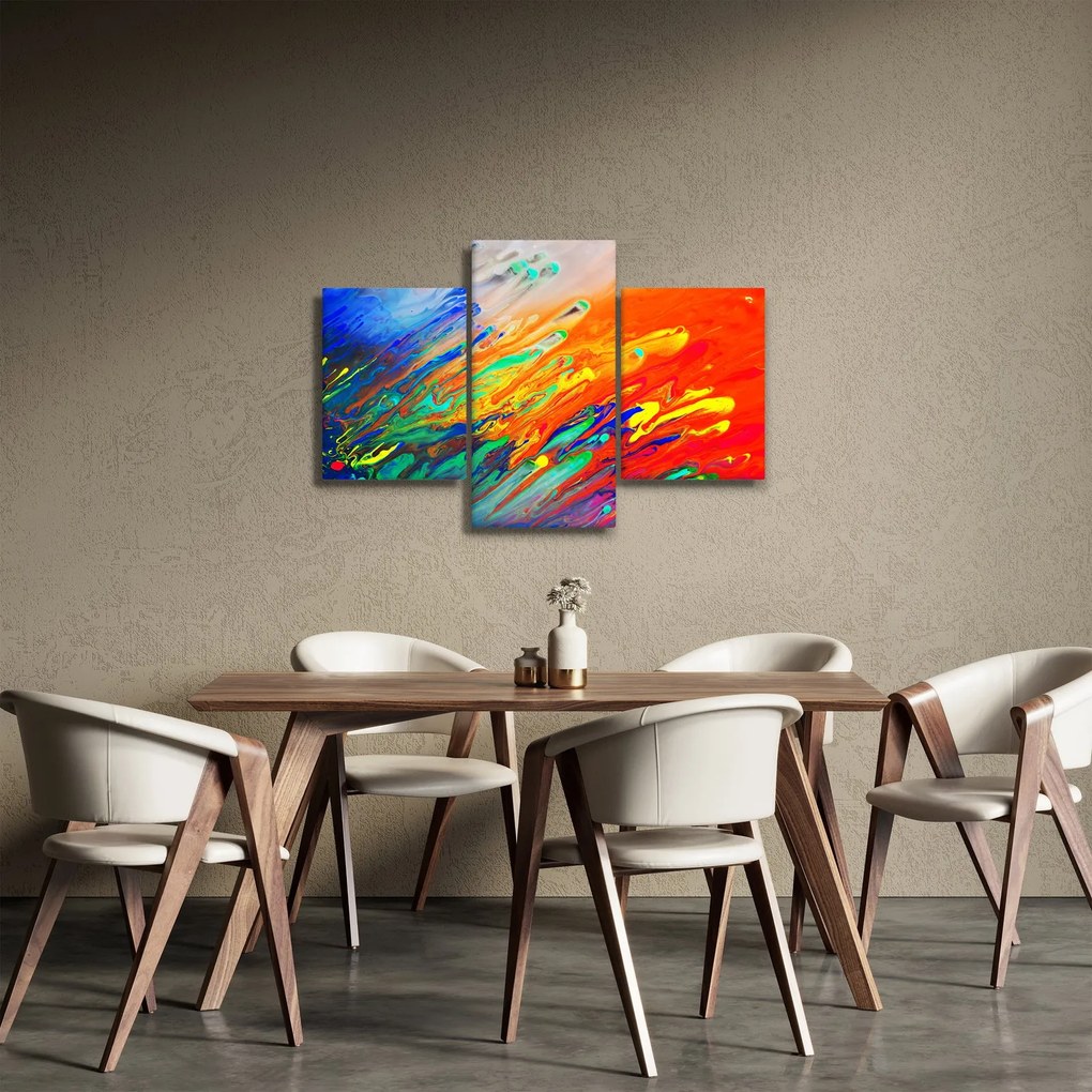 Obraz - Farebná abstrakcia (90x60 cm)