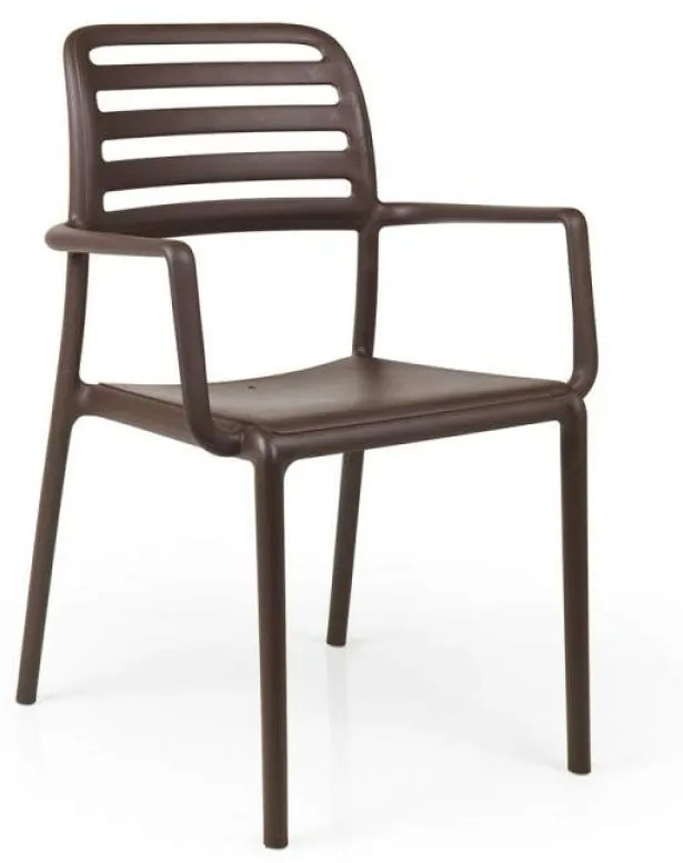 COSTA ARMCHAIR záhradná stolička s podrúčkami antracite