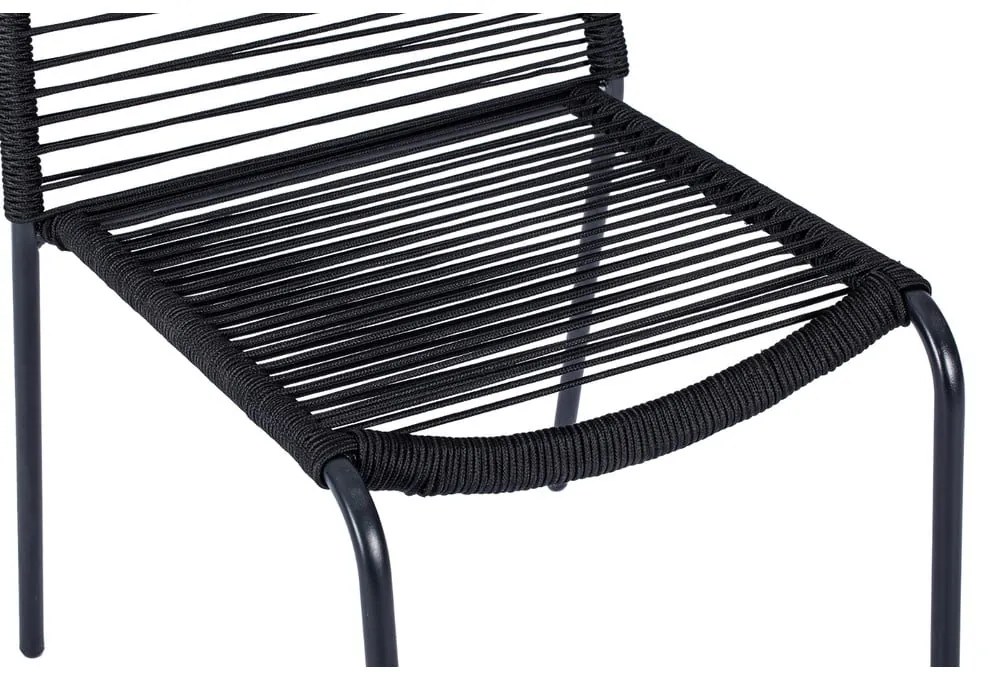 Čierna záhradná stolička Bonami Essentials Kai