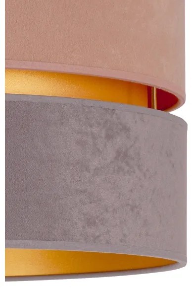 Duolla - Luster na lanku DUO 1xE27/15W/230V pr. 40 cm béžovošedá