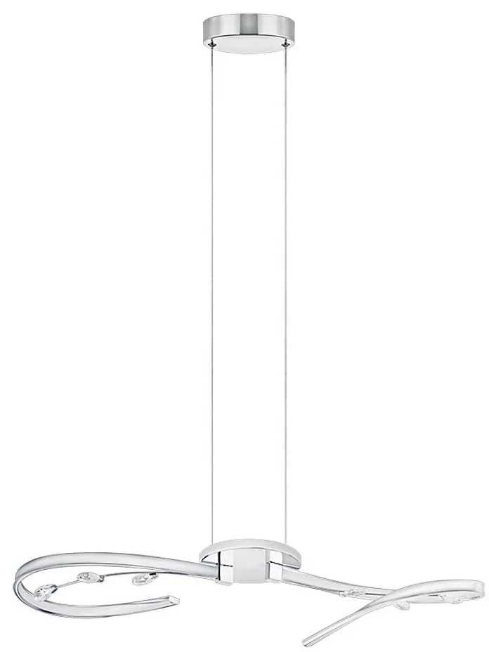 Eglo 97488 - LED krištáľový luster na lane VALLEMARE 1 2xLED/8W/230V