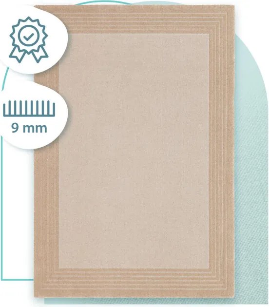 Koberec Agnella Darei tmavobéžový