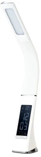 Brilagi - LED Stmievateľná stolná lampa s displejom PELLE LED/7W/230V biela