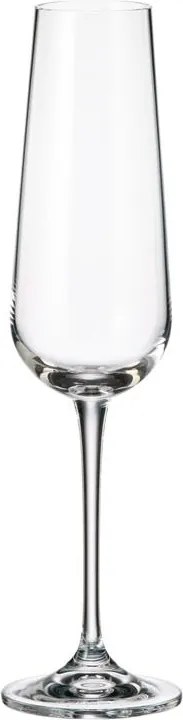 BOHEMIA ARDEA POHÁR NA ŠAMPANSKÉ 220ML SADA 6 KS