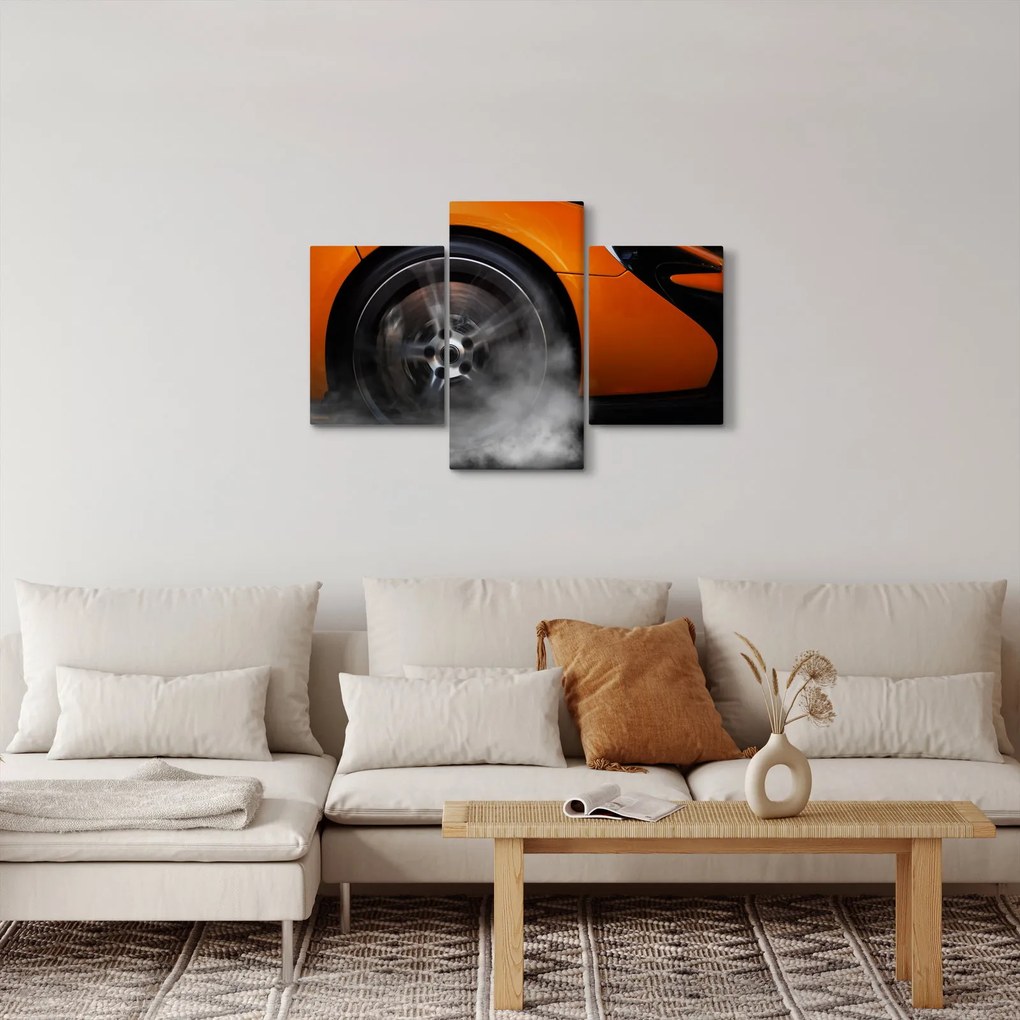 Obraz - Oranžový športiak (90x60 cm)